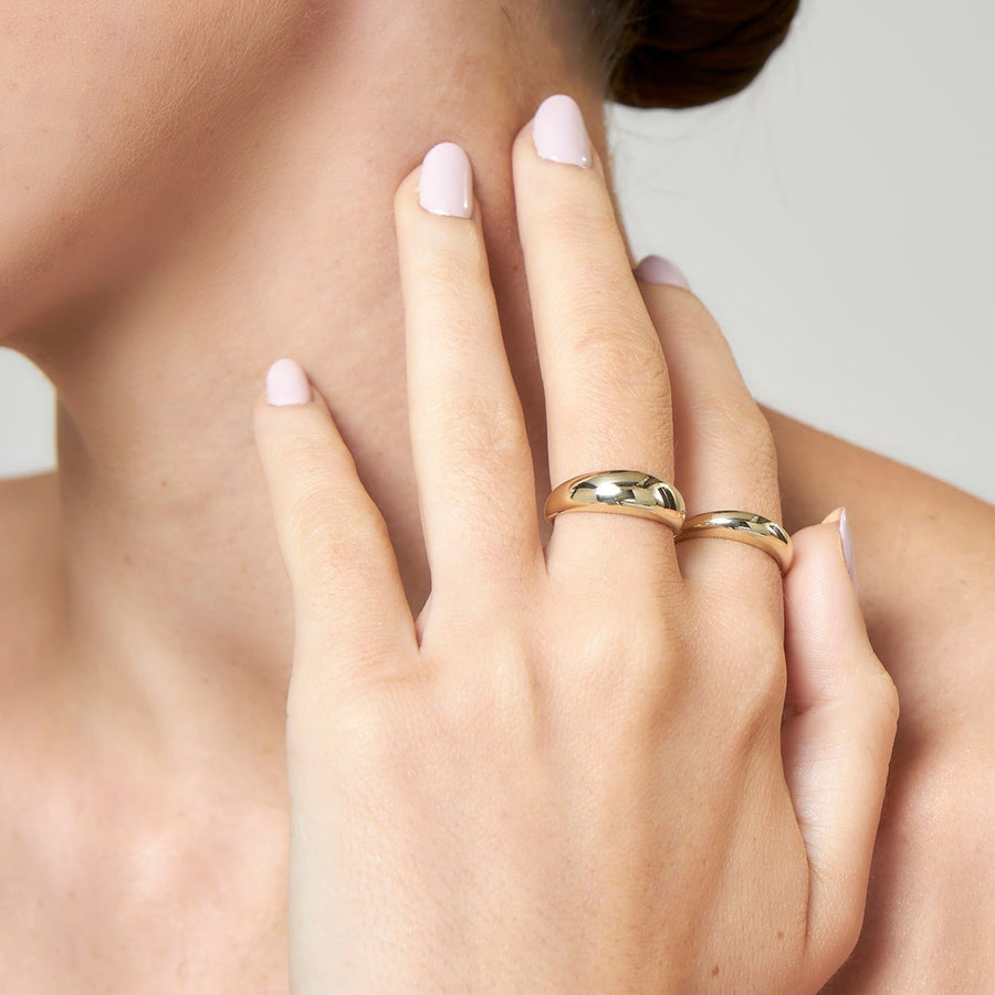 9ct Gold Classic Dome Ring