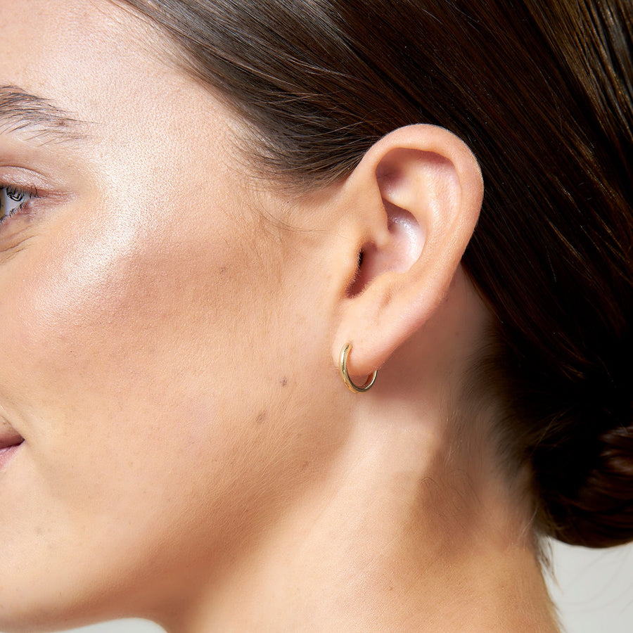Small 9ct Gold Hoop Earrings