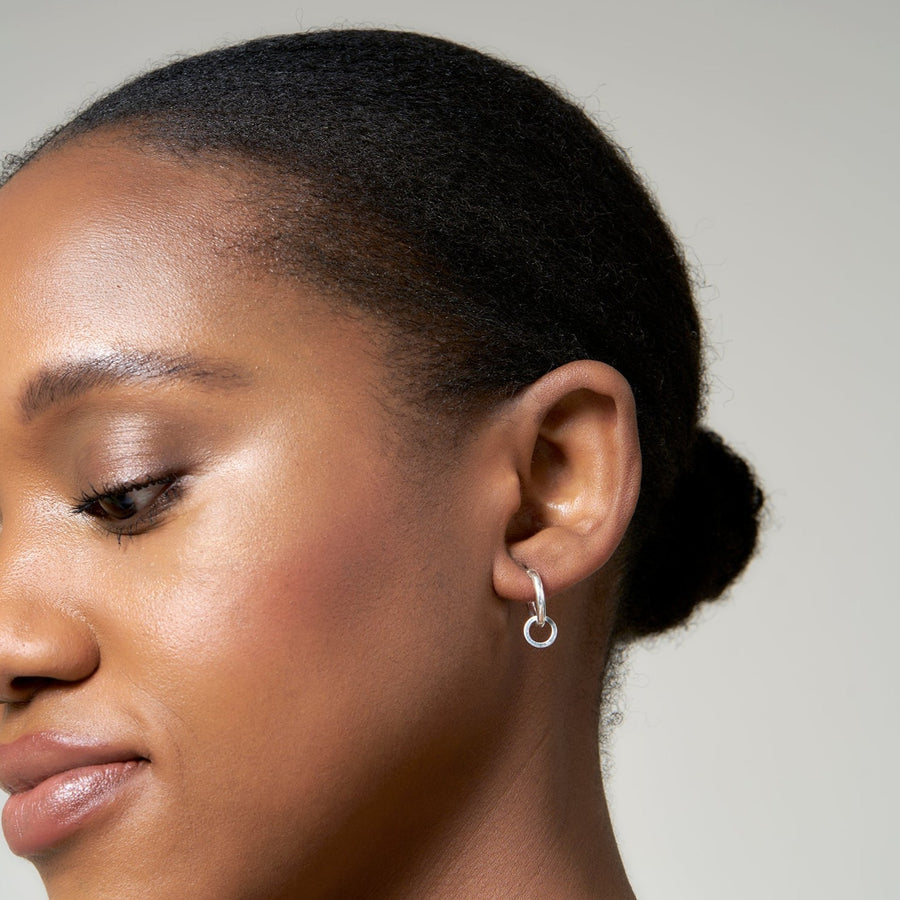 Small Sterling Silver Hoop Earrings