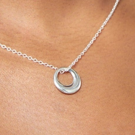 Sterling Silver Bold Dome Pendant