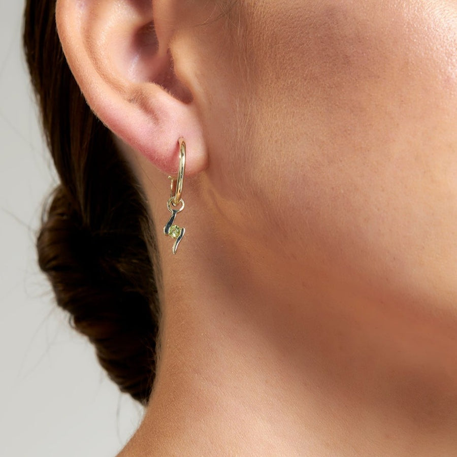 9ct Gold Pretty Woman Hoop Earrings