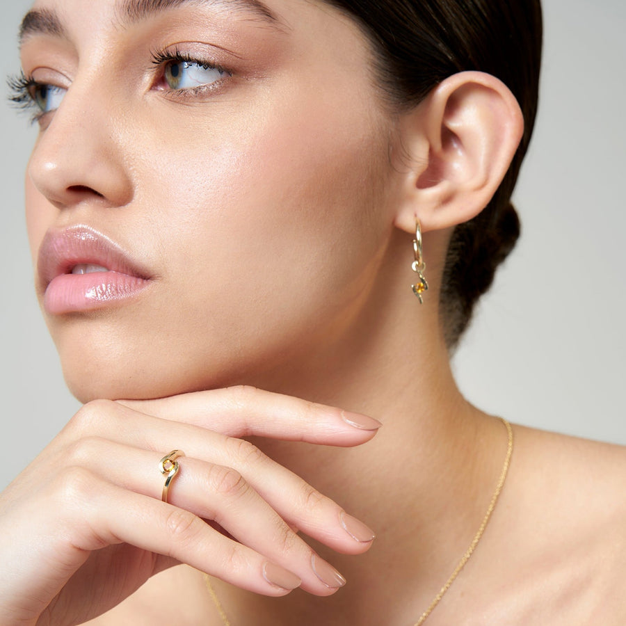 9ct Gold Citrine Ring