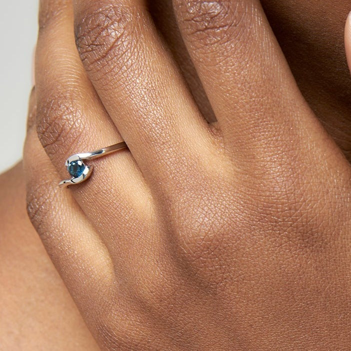 Sterling Silver London Blue Topaz Ring