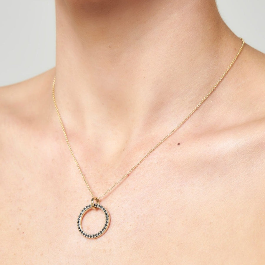 9ct Gold Rolo Chain Necklace 50cm Adjustable