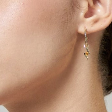 9ct Gold Citrine Earring Charms