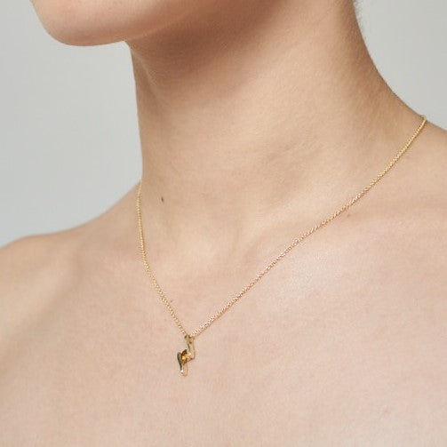 9ct Gold Citrine Pendant
