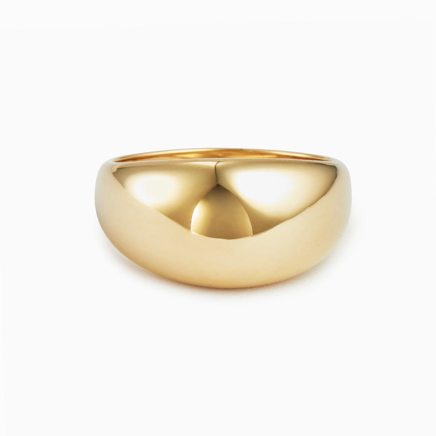 9ct Gold Chunky Dome Ring