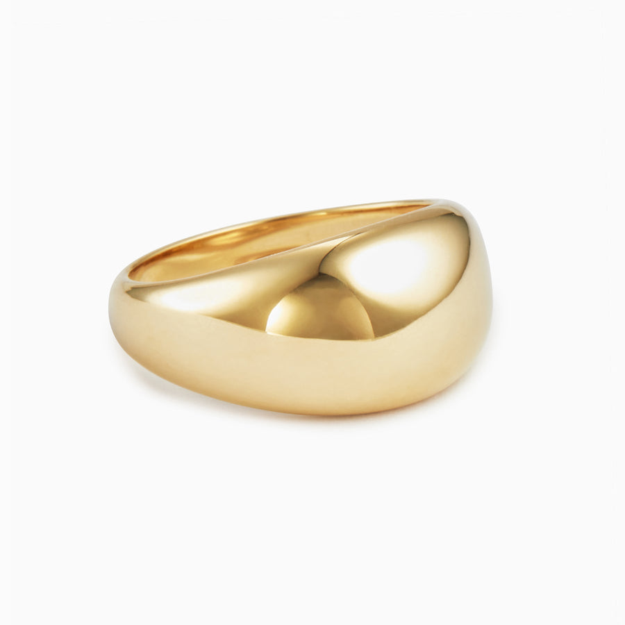 9ct Gold Chunky Dome Ring