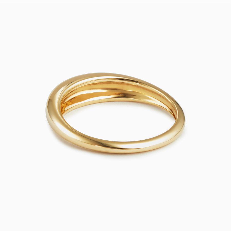9ct Gold Slim Dome Ring