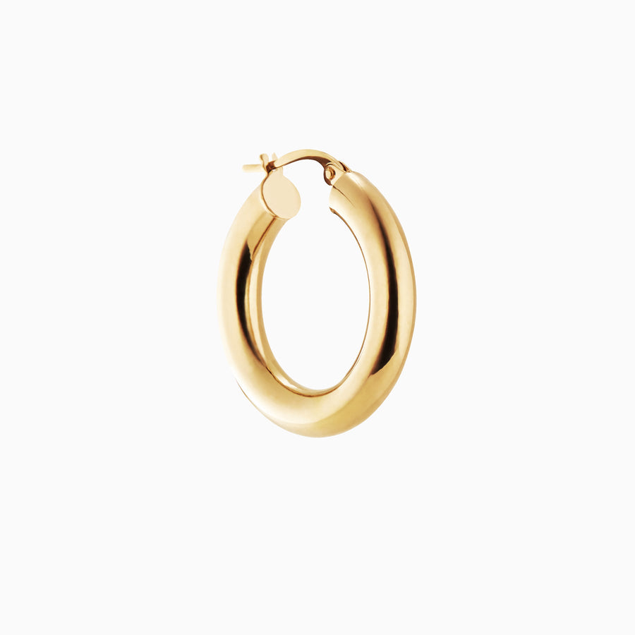 Medium 9ct Gold Hoop Earrings