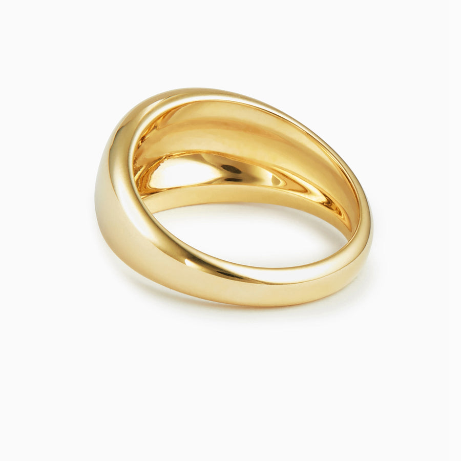 9ct Gold Chunky Dome Ring