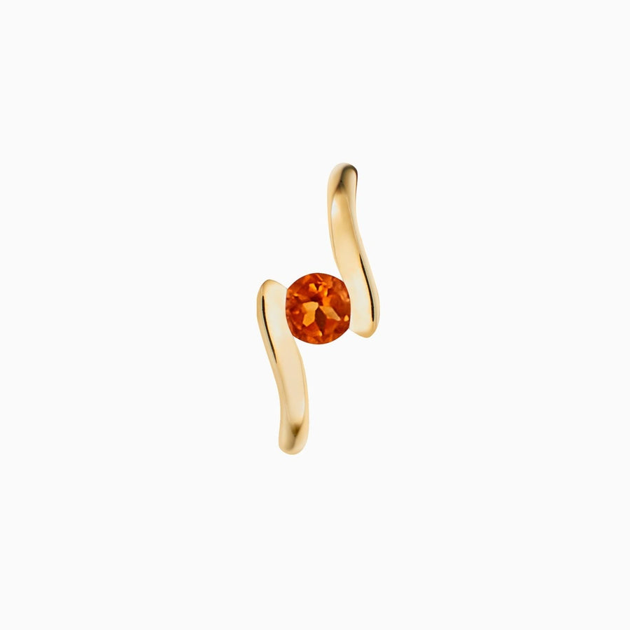 9ct Gold Citrine Pendant