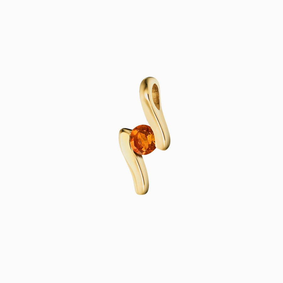 9ct Gold Citrine Pendant