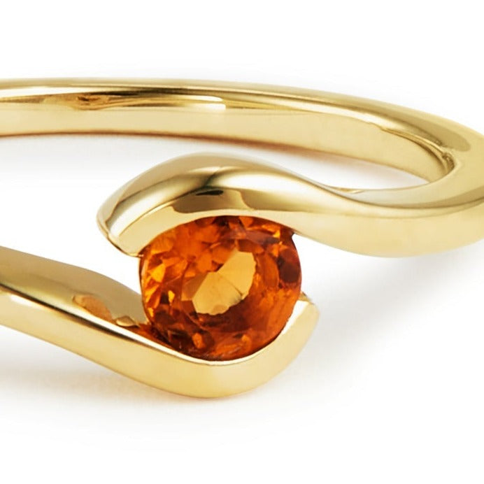 9ct Gold Citrine Ring