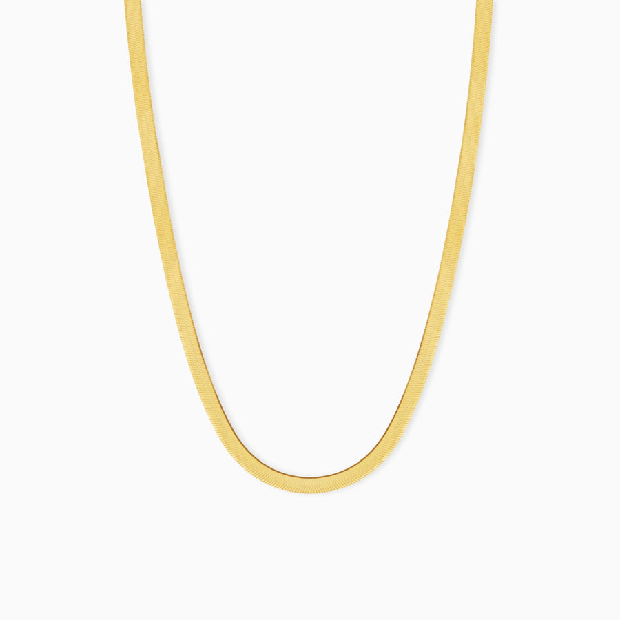 9ct Gold Herringbone Chain Necklace 40cm