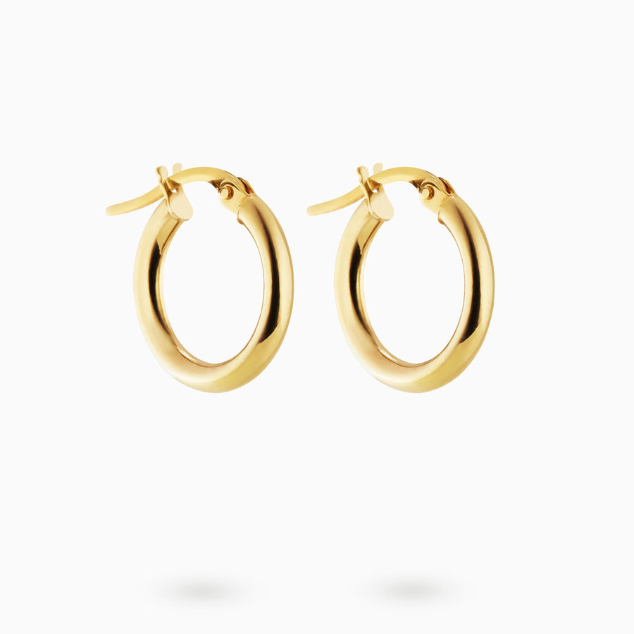 Small 9ct Gold Hoop Earrings