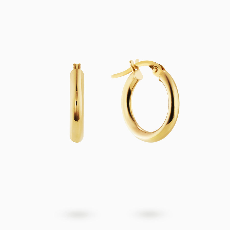 Small 9ct Gold Hoop Earrings