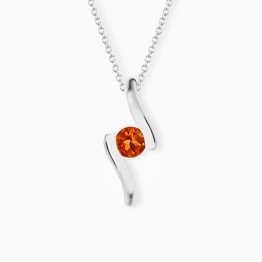 Sterling Silver Citrine Pendant