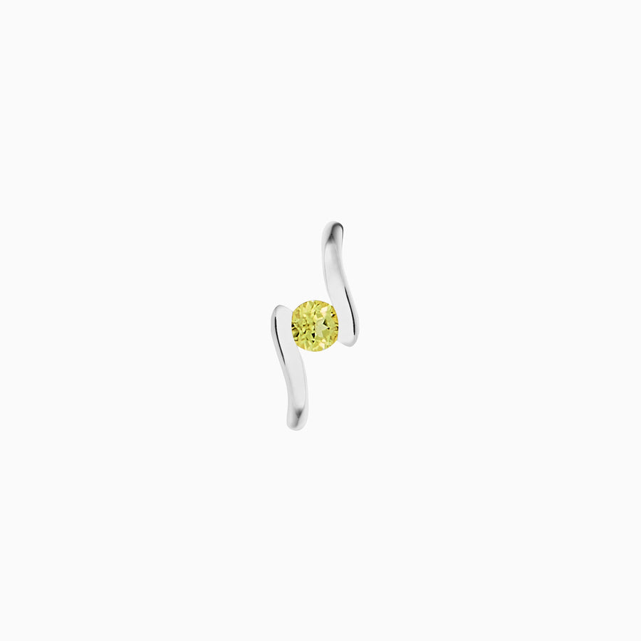 Sterling Silver Peridot Pendant