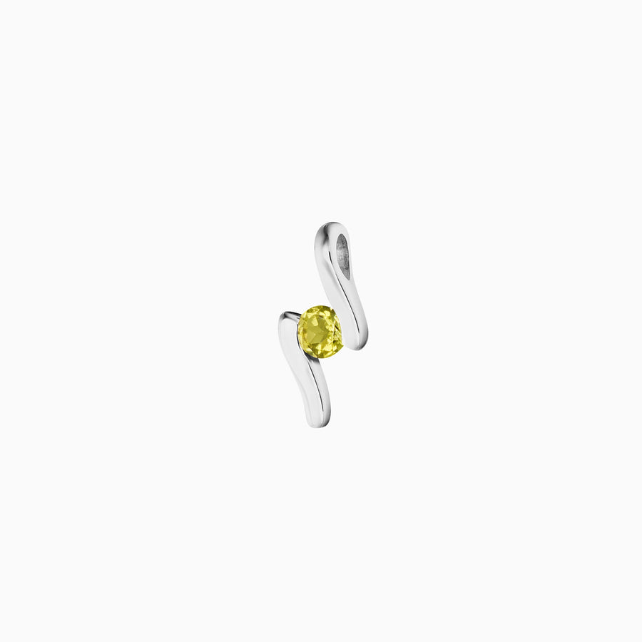 Sterling Silver Peridot Pendant