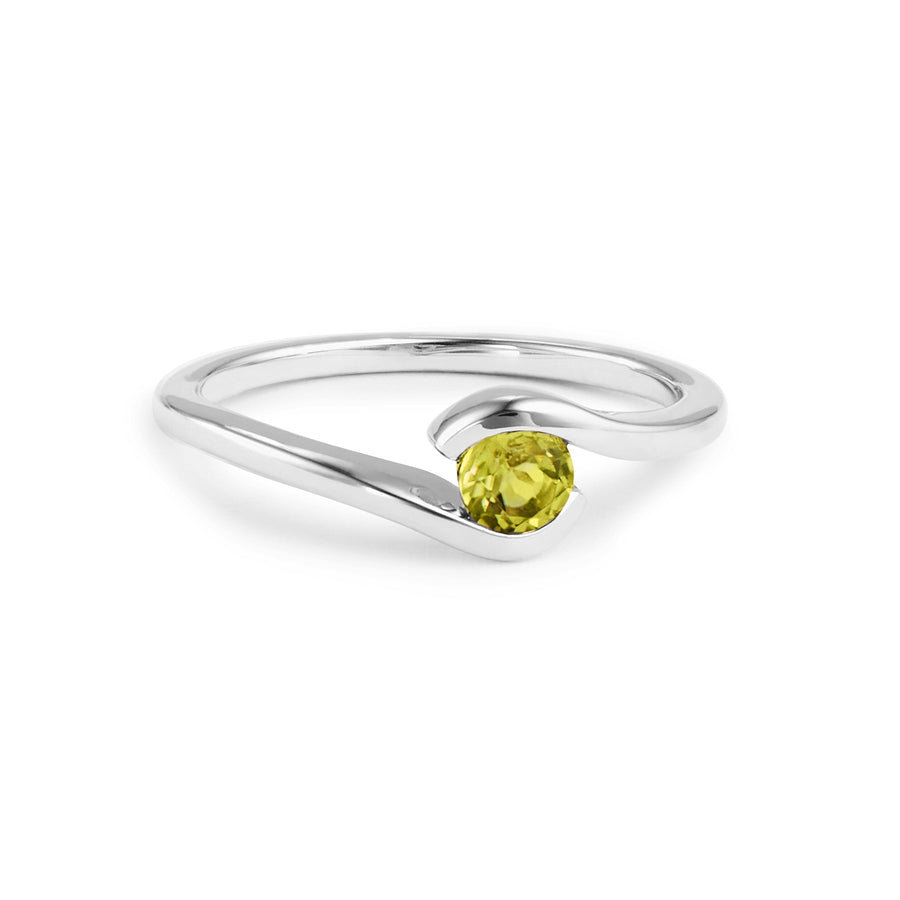 Sterling Silver Peridot Ring