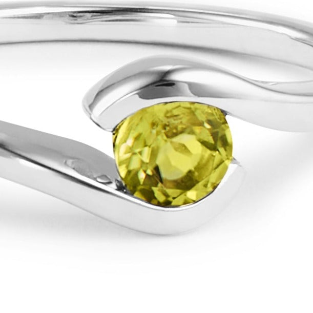 Sterling Silver Peridot Ring