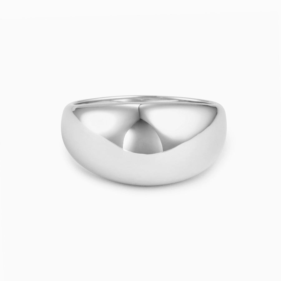 Sterling Silver Chunky Dome Ring