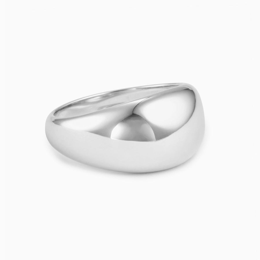 Sterling Silver Chunky Dome Ring