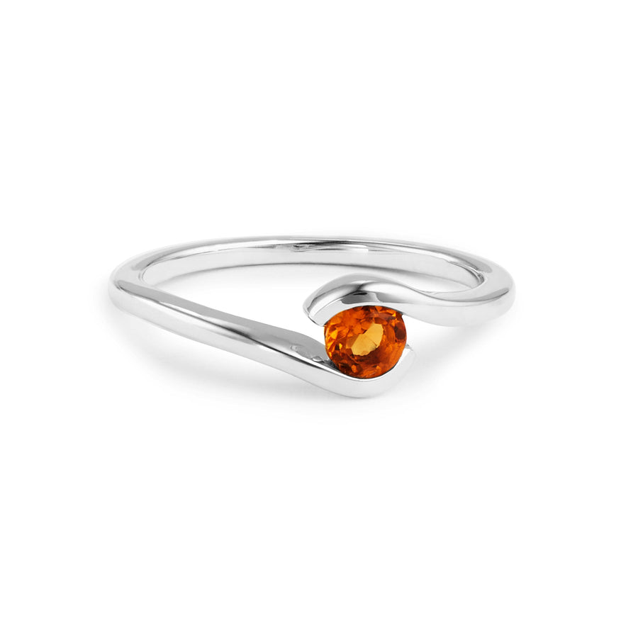 Sterling Silver Citrine Ring