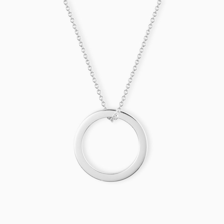 Sterling Silver Ring Pendant & Chain