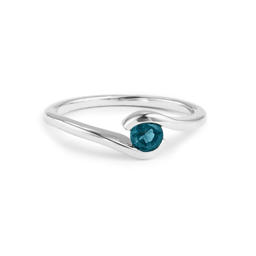 Sterling Silver London Blue Topaz Ring