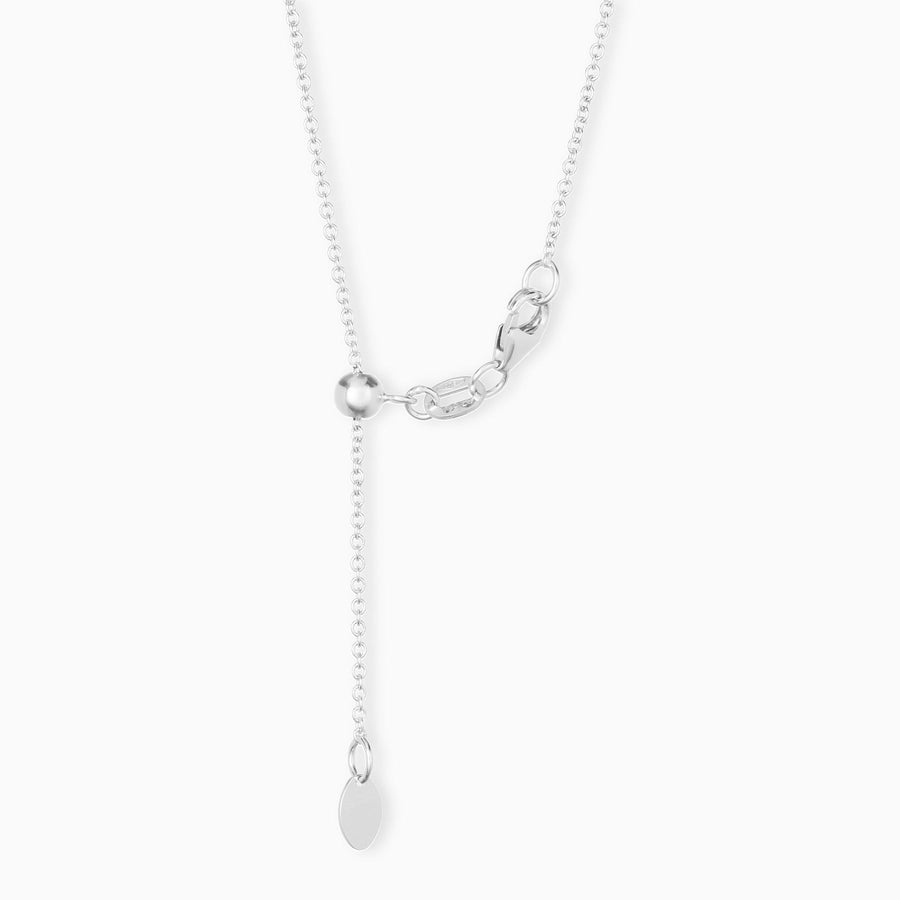 Sterling Silver Pink Tourmaline Pendant & Chain