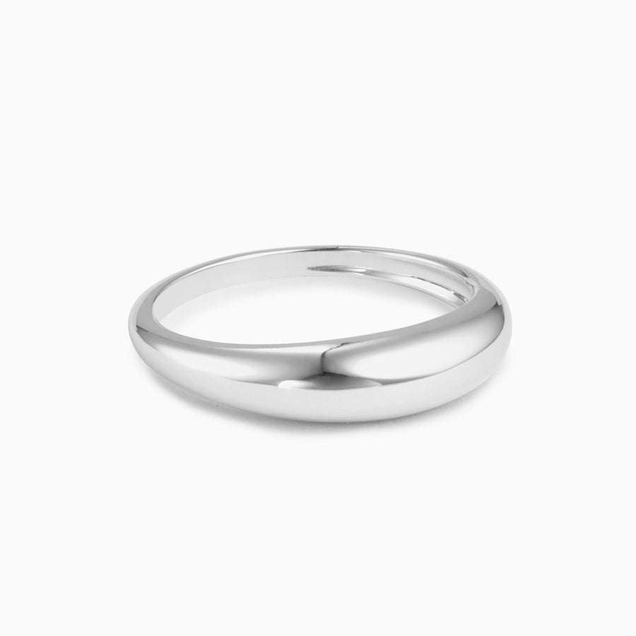 Sterling Silver Slim Dome Ring