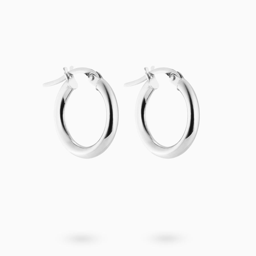 Small Sterling Silver Hoop Earrings