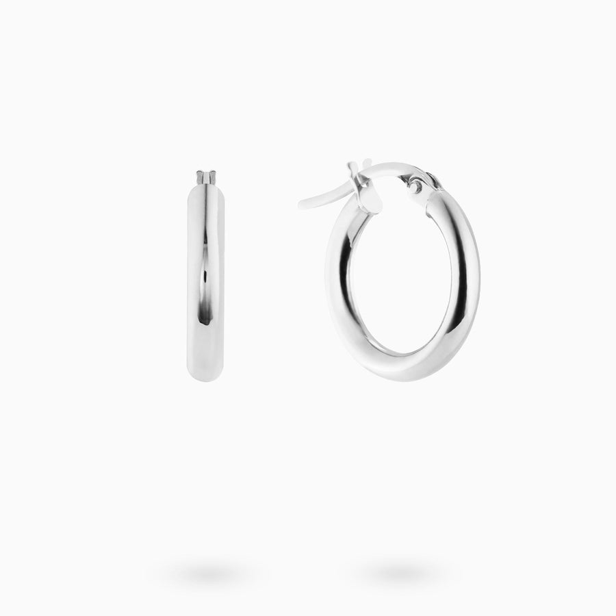 Small Sterling Silver Hoop Earrings